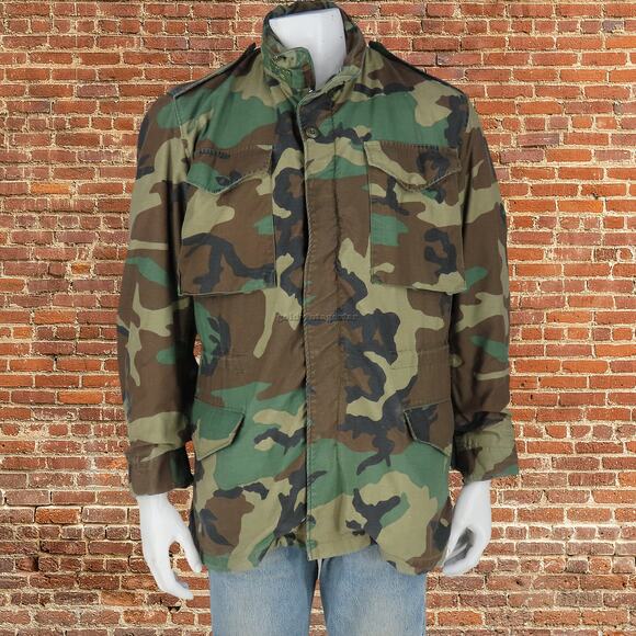80s Camo Military Jacket S: Urban-Ready, Tactical Trend - Picture 2 of 7